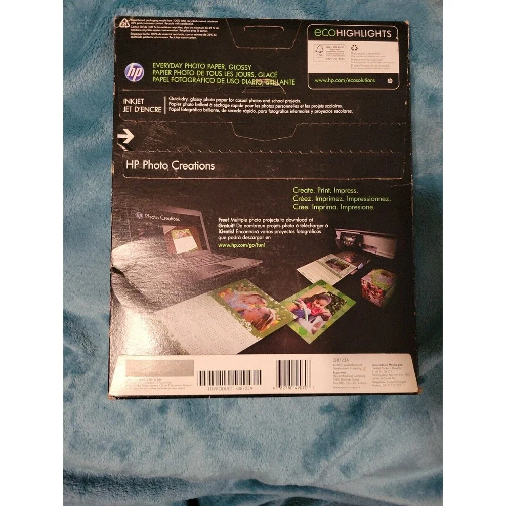 Made in Germany HP Everyday 50 sheet Letter 8.5 x 11-Inch Glossy Photo Paper